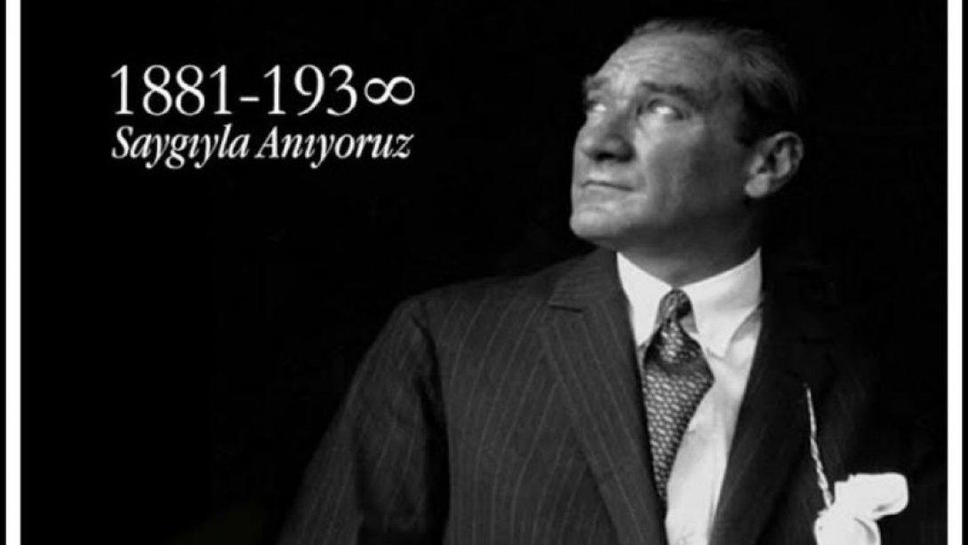 İl Millî Eğitim Müdürümüz Sayın Ceylan Çaylak'ın 10 Kasım Atatürk'ü Anma Mesajı