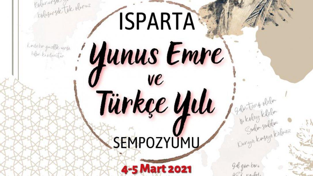 Isparta Yunus Emre ve Türkçe Yılı Sempozyumu