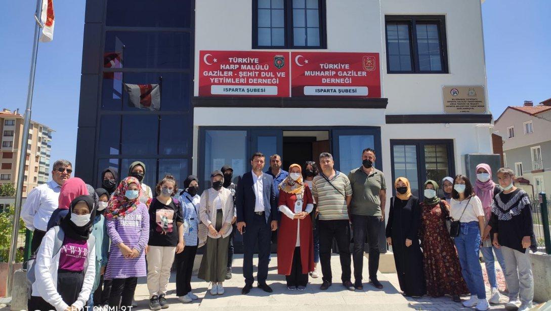 15 Temmuz Etkinliği Kapsamında Türkiye Harp Malulü Gaziler, Şehit Dul ve Yetimleri Derneği ile Türkiye Muharip Gaziler Derneği Ziyaret Edildi