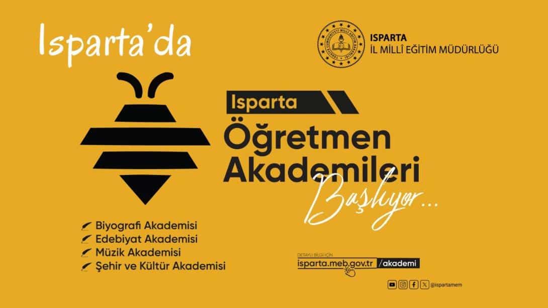 Isparta Öğretmen Akademileri İlk Hafta Etkinlikleri